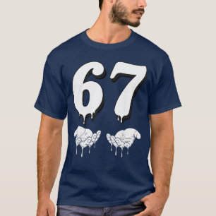 Cool Si Seven 6 7 Meme Gen Alpha Sla Jargon Kostuu T-shirt