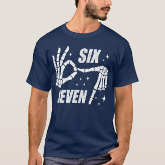 Cool Si Seven Nummer Gen Alpha Slang 6 7rending Mi T-shirt