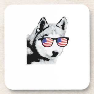 Cool Siberian Husky Dog Bier Onderzetter