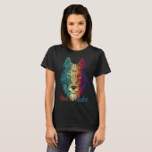 Cool Siberian Husky T-shirt (Voorkant volledig)