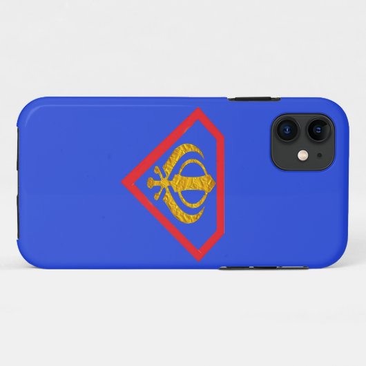 cool sikh khanda lion sikhism - symbool Case-Mate iPhone case (Achterkant (horizontaal))