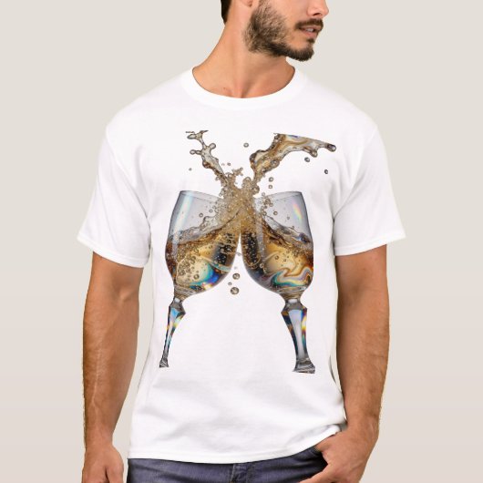 Cool Silver CHEERS T-shirt (Voorkant)