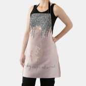 Cool Silver Glitter Drift Roos Gold Cupcake Schort (Insitu)