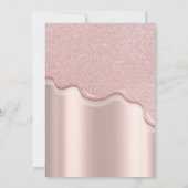 Cool Silver Glitter Drivers, Eiffeltoren Quinceañe Kaart (Achterkant)