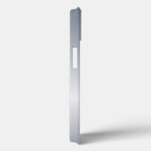 Cool Silver Glitter Metallic Pineapple Tropisch Case-Mate iPhone Case (Achterkant / Rechts)