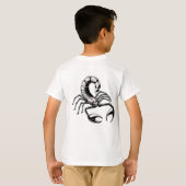 Cool Silver Scorpion T-shirt (Achterkant volledig)