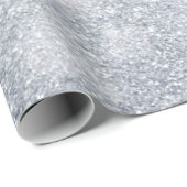 Cool Silver Sparkly Sjabloon Best Elegant Modern Cadeaupapier (Rol Hoek)