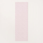 Cool Simple Pink Diamond Pattern Yogamat (Achterkant)