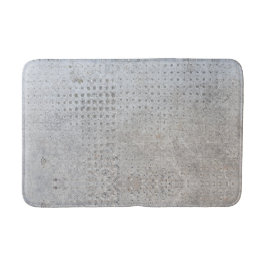 Cool Simple & Quirky Funny Realistic Grey Concrete Badmat