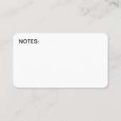 Cool Simple Uber Driver Visitekaartjes (Achterkant)