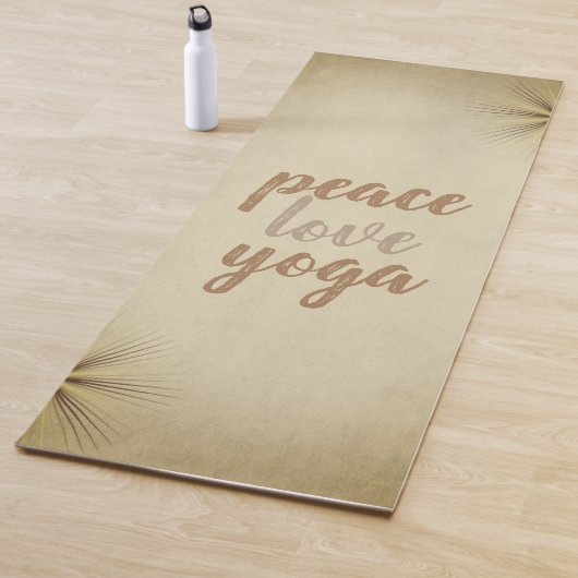 Cool Simple Yoga Mats-Peace Love Yoga Yogamat (In situ)