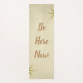 Cool Simple Yoga Matten-Be Here Now Yogamat (Voorkant)