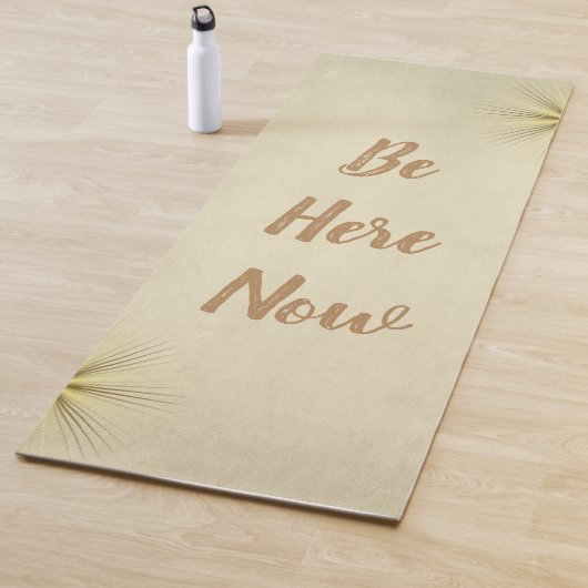 Cool Simple Yoga Matten-Be Here Now Yogamat (In situ)