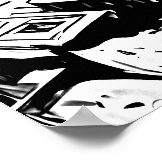 Cool Sin City Ink Noir Poster – Retro Comic Vibe (Hoek)