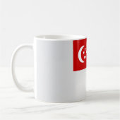 Cool Singapore Flag Koffiemok (Links)