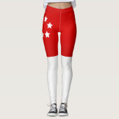 Cool Singapore vlag-Mode Leggings (Voorkant)
