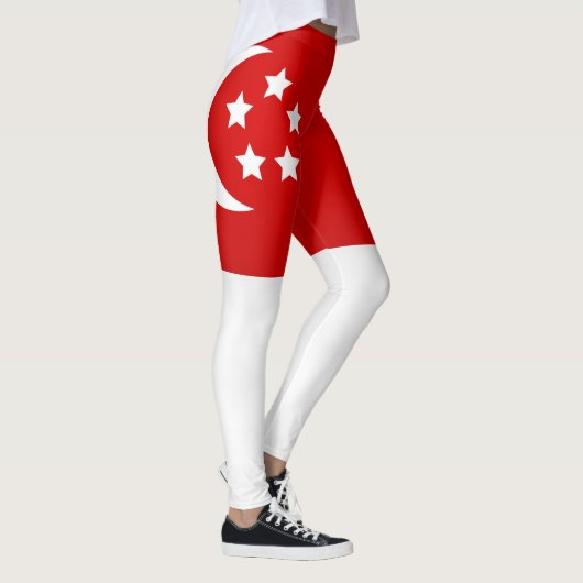Cool Singapore vlag-Mode Leggings (Rechts)