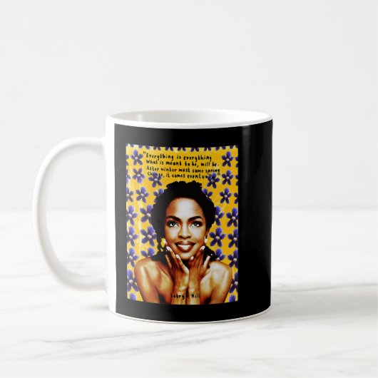 Cool Singer Funny Gift Lauryn Hills fans Koffiemok (Links)