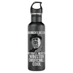 Cool Sir Winston Churchill Funny British History Waterfles