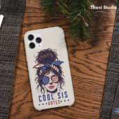 Cool Sis stemt  rommelig haar Lady Election Case-Mate iPhone Case