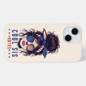 Cool Sis stemt rommelig haar Lady Election Case-Mate iPhone Case (Achterkant (horizontaal))