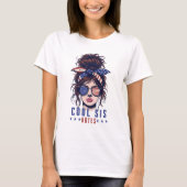 Cool Sis stemt  rommelig haar Lady Election T-shirt (Voorkant)