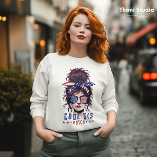 Cool Sis stemt  rommelig haar Lady Election Trui