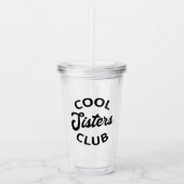 Cool Sisters Club I Acryl Drinkbeker (Voorkant)