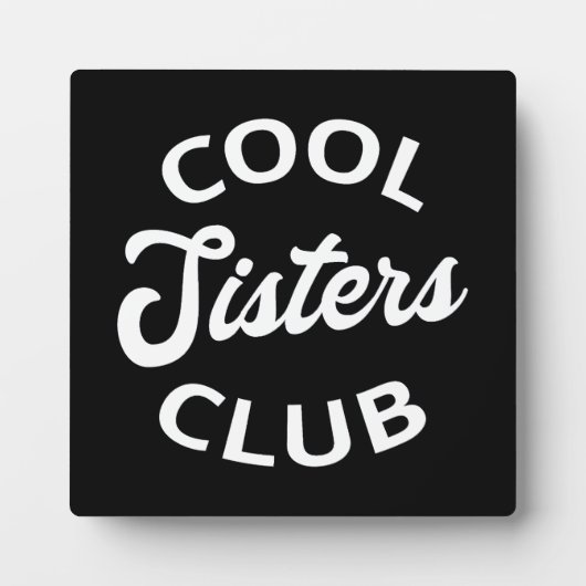 Cool Sisters Club I Fotoplaat (Voorkant)