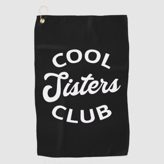 Cool Sisters Club I Golfhanddoek (Voorkant)