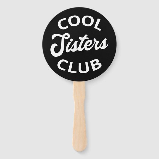 Cool Sisters Club I Handwaaier (Achterkant)