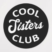 Cool Sisters Club I Labels (Design 2)