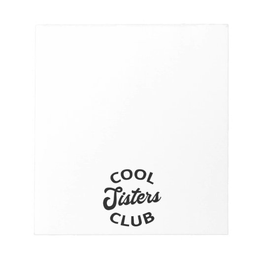 Cool Sisters Club I Notitieblok (Voorkant)