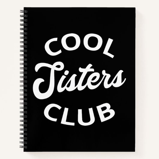 Cool Sisters Club I Notitieboek (Voorkant)