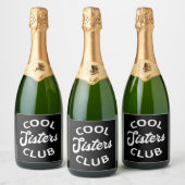 Cool Sisters Club I Sparkling Wijnetiket (Flessen)