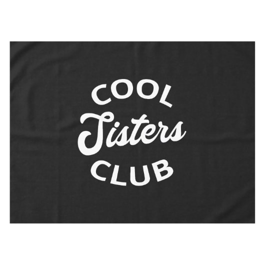 Cool Sisters Club I Tafelkleed (Voorkant (Horizontaal))