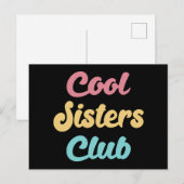 Cool Sisters Club II Briefkaart (Voorkant / Achterkant)