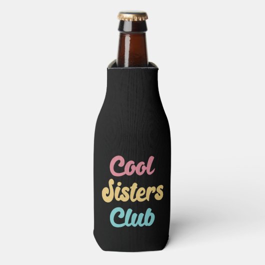 Cool Sisters Club II Flesjeskoeler (Fles Voorkant)