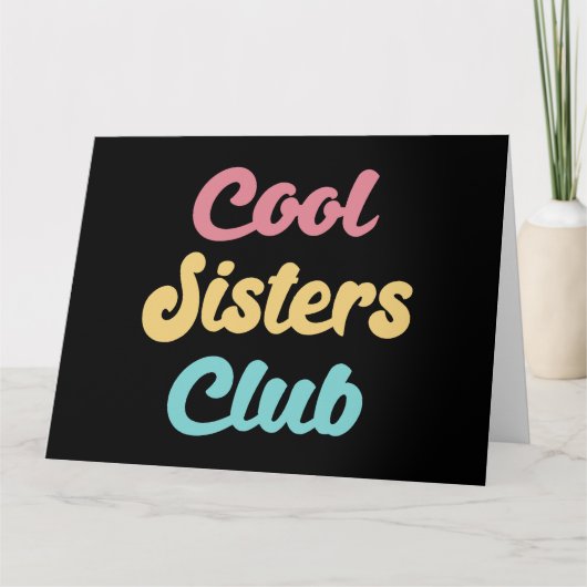 Cool Sisters Club II Kaart (Voorkant)