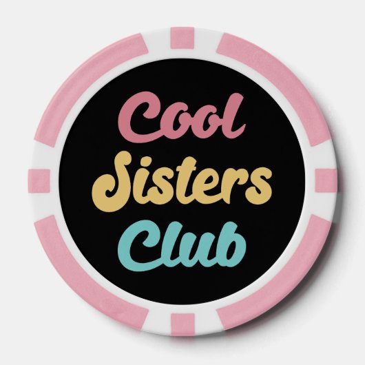 Cool Sisters Club II Poker Chips (Voorkant)