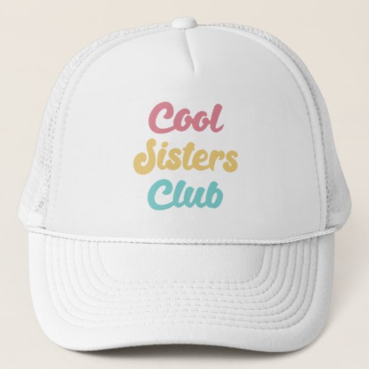 Cool Sisters Club II Trucker Pet (Voorkant)