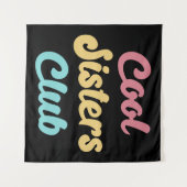 Cool Sisters Club II Wandkleed (Voorkant (horizontaal))