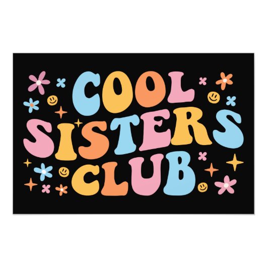 Cool Sisters Club III Foto Afdruk (Voorkant)