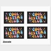 Cool Sisters Club III Rechthoekige Sticker (Vel)