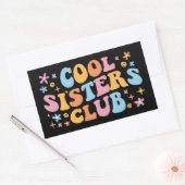 Cool Sisters Club III Rechthoekige Sticker (Envelop)