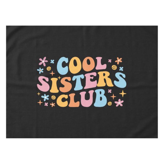 Cool Sisters Club III Tafelkleed (Voorkant (Horizontaal))