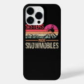 Cool Sisters Ride Snowmobies - Snowmobile Dad Gra iPhone Hoesje (Achterkant)
