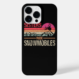 Cool Sisters Ride Snowmobies - Snowmobile Dad Gra iPhone 14 Pro Max Hoesje