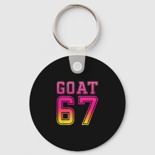 Cool Six Seven 6 7 Ijsje Geit 67 Meme Rizz Leuk Sleutelhanger