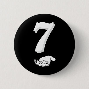 Cool Six Seven 6 7 Meme Gen Alpha S-lang Kostuum M Ronde Button 5,7 Cm